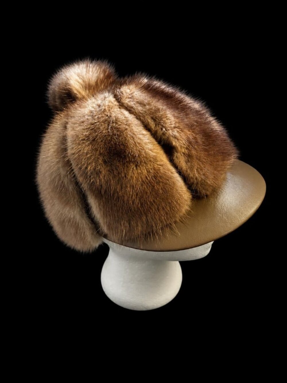Ladies Bifano's Vintage (60's-70's) Mink Fur Hat with Box - Picture 4 of 6